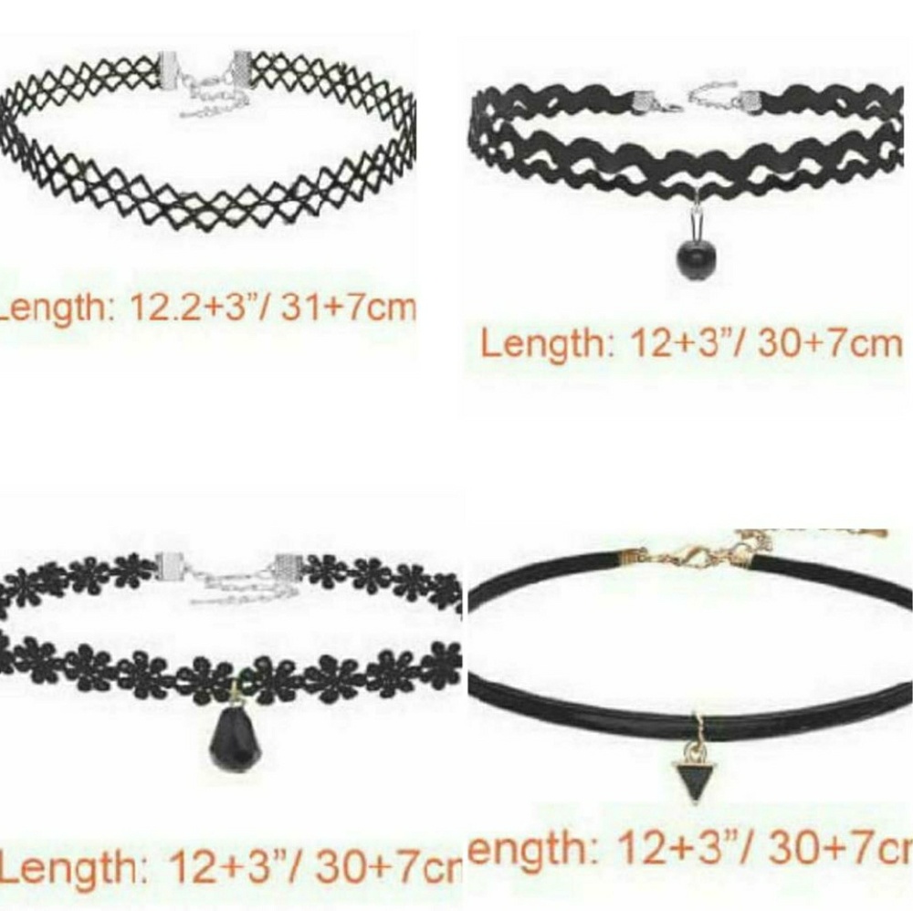 Set of 4 Chokers